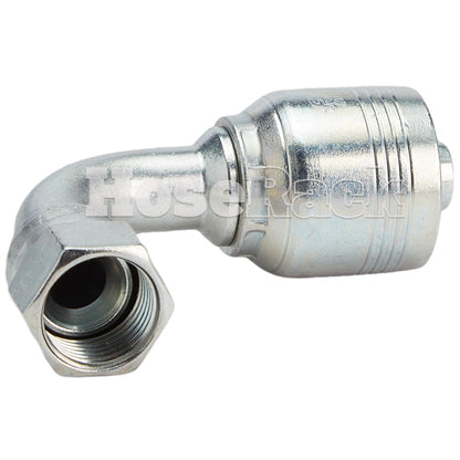 1/2" Female JIC Swivel 90° Medium Drop Elbow Hydraulic Fitting