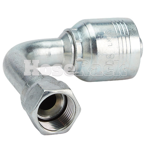 1/2" Female JIC Swivel 90° Long Drop Elbow Hydraulic Fitting