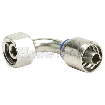 M24 X 1.5 Female Swivel 24° Cone (Heavy S16) with O-Ring 90° Elbow Hydraulic Fitting