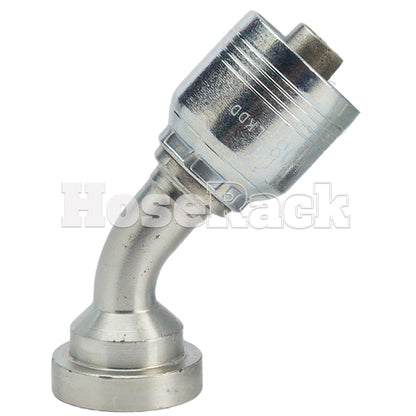 1/2" Code 62 Flange 45° Elbow Hydraulic Fitting