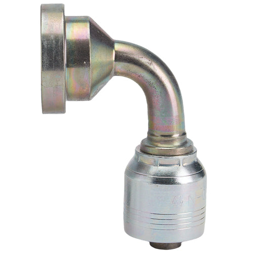 3/4" Code 62 Flange 60° Elbow Hydraulic Fitting