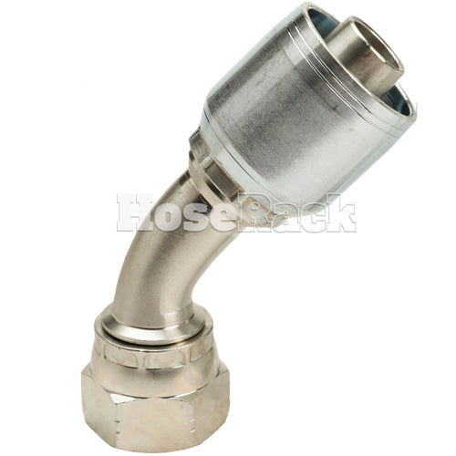 3/4" Female JIC Swivel 45° Elbow Hydraulic Fitting