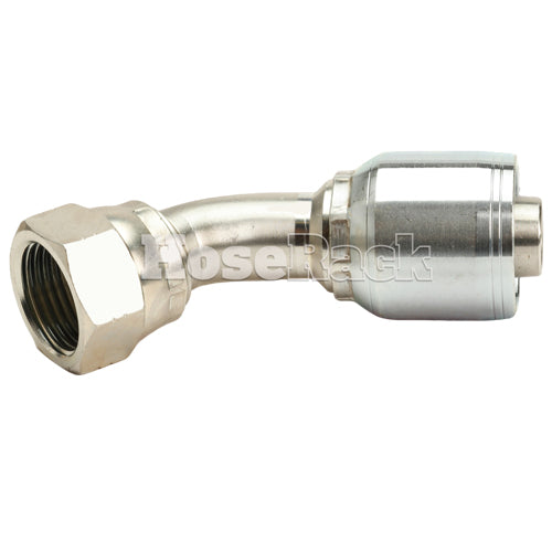 3/4" Female JIC Swivel 45° Elbow Hydraulic Fitting