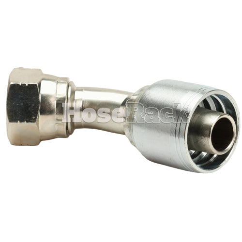 3/4" Female JIC Swivel 45° Elbow Hydraulic Fitting