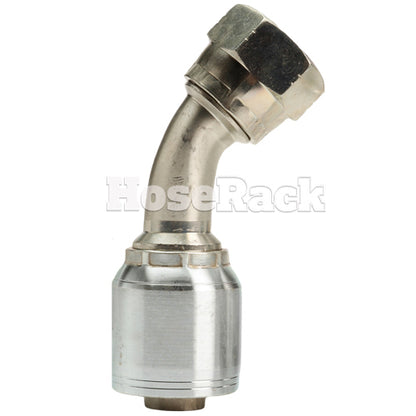 3/4" Female JIC Swivel 45° Elbow Hydraulic Fitting