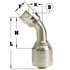 1" Female JIC Swivel 45° Elbow Hydraulic Fitting