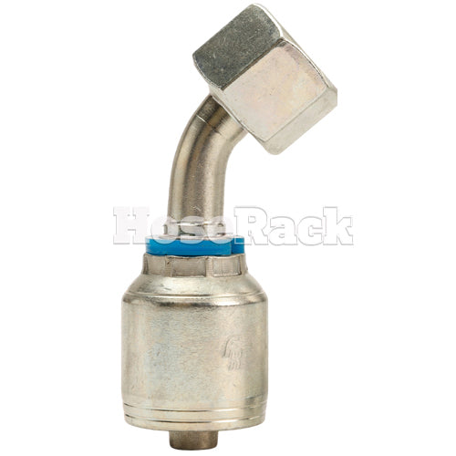 3/8" Female Face Seal Swivel 45° Elbow (ORFS) Hydraulic Fitting