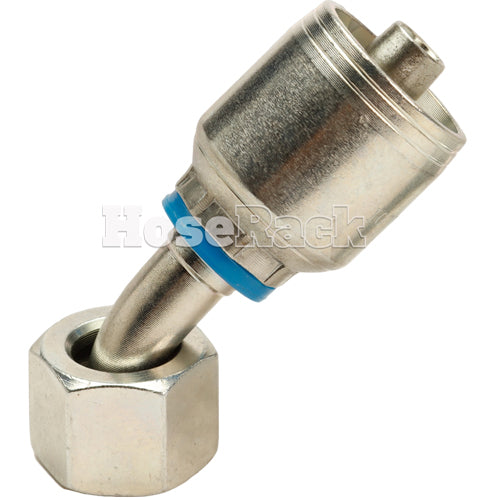 1/2" Female Face Seal Swivel 45° Elbow (ORFS) Hydraulic Fitting