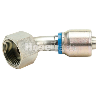 1" Female Face Seal Swivel 45° Elbow (ORFS) Hydraulic Fitting