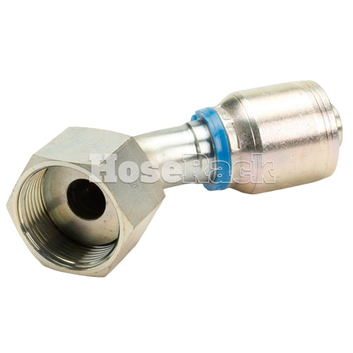 1" Female Face Seal Swivel 45° Elbow (ORFS) Hydraulic Fitting