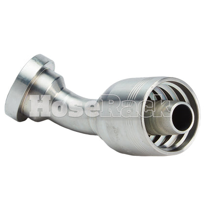 3/4" Code 62 Flange 45° Elbow Hydraulic Fitting