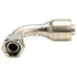 3/4" Female British Standard Parallel Pipe O-Ring Swivel 90° Elbow Hydraulic Fitting