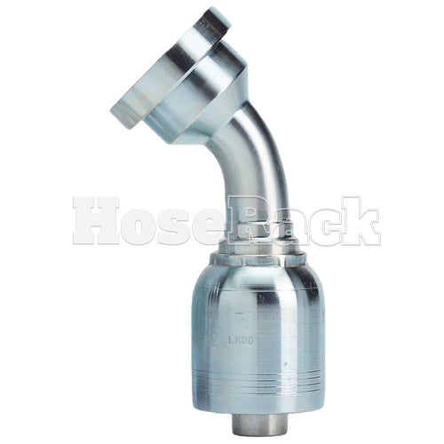 1" Code 62 Flange 45° Elbow Hydraulic Fitting