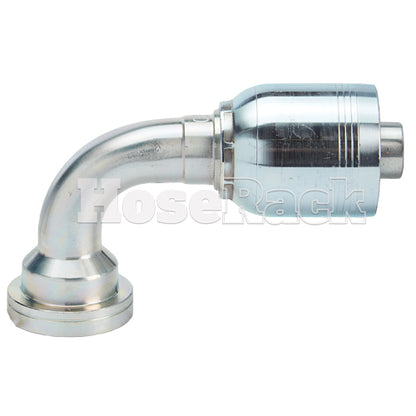 3/4" Code 62 Flange 90° Elbow Hydraulic Fitting