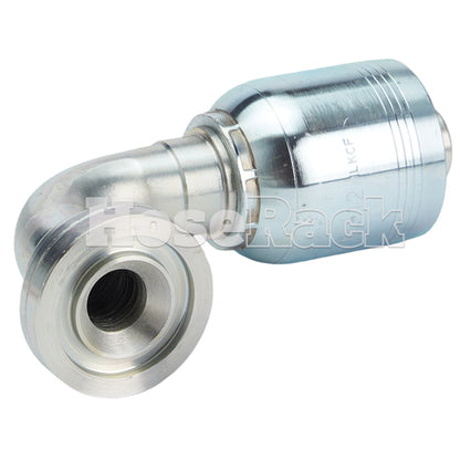 3/4" Code 62 Flange 90° Elbow Hydraulic Fitting