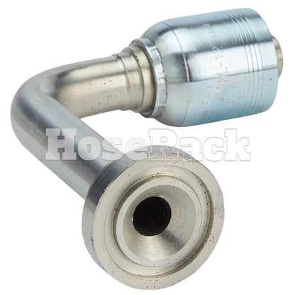 1" Code 62 Flange 90° Elbow Hydraulic Fitting