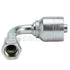 3/8" Female JIC Swivel 90° Long Drop Elbow Hydraulic Fitting