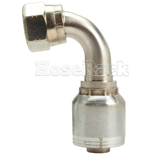 3/4" Female JIC Swivel 90° Short Drop Elbow Hydraulic Fitting