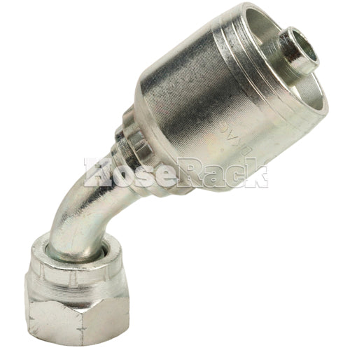 M16 X 1.5 Female Swivel 24° Cone (Light 10) with O-Ring 45° Elbow Hydraulic Fitting