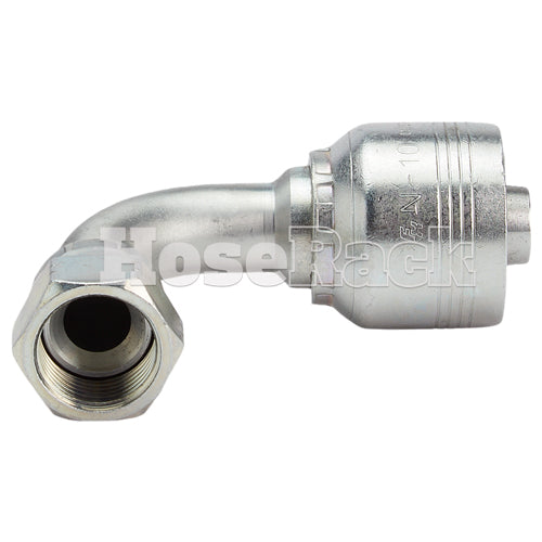 3/4" Female JIC Swivel 90° Medium Drop Elbow Hydraulic Fitting