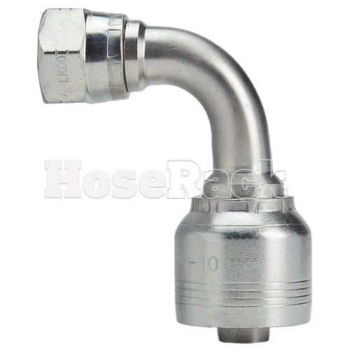 3/4" Female JIC Swivel 90° Medium Drop Elbow Hydraulic Fitting