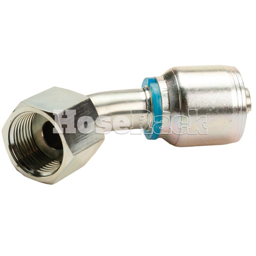 5/8" Female Face Seal Swivel 45° Elbow (ORFS) Hydraulic Fitting