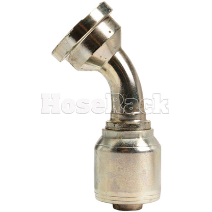 3/4" Code 61 Flange 45° Elbow Hydraulic Fitting