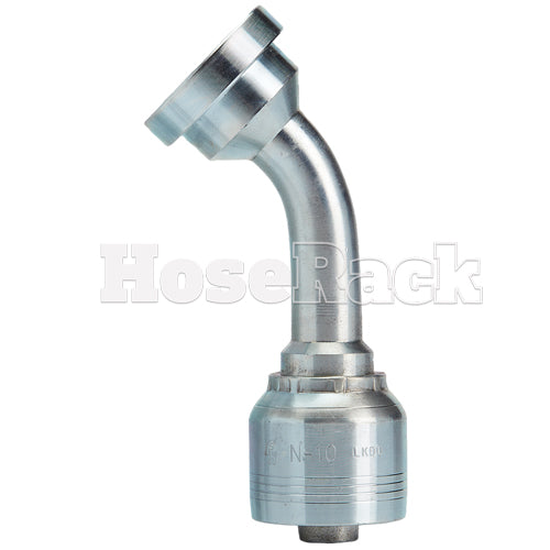 3/4" Code 62 Flange 45° Elbow Hydraulic Fitting