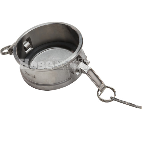 Stainless Steel 4" Camlock Female Dust Cap (USA)