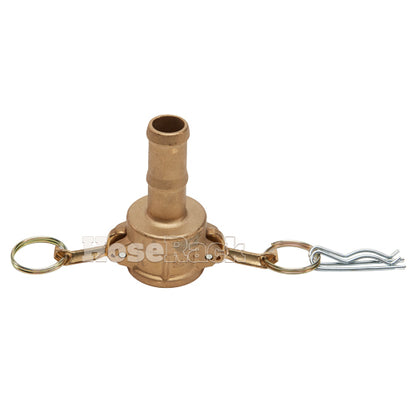 Brass 3/4" Female Camlock to Hose Shank (USA)