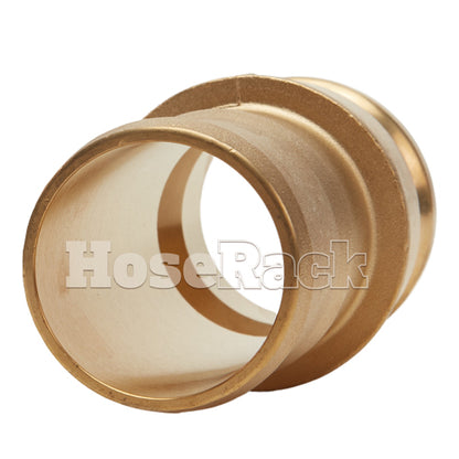 Brass 2 1/2" Male Camlock to Hose Shank