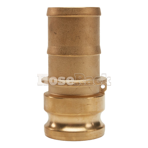 Brass 2 1/2" Male Camlock to Hose Shank