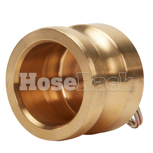 Brass 2 1/2" Male Camlock Dust Plug