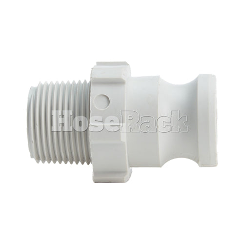 Food Grade Poly 1" Male Camlock x 1" Male NPT