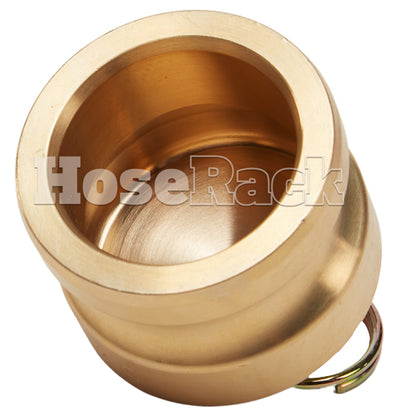 Brass 3" Male Camlock Dust Plug (USA)