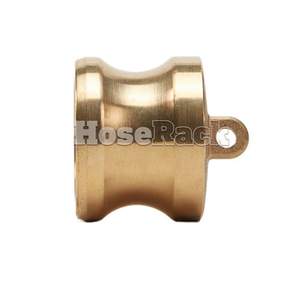 Brass 1" Male Camlock Dust Plug (USA)