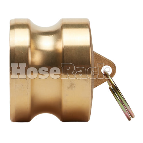 Brass 2 1/2" Male Camlock Dust Plug (USA)