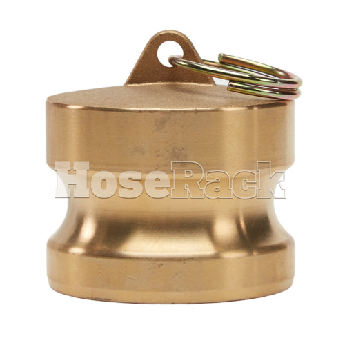 Brass 2 1/2" Male Camlock Dust Plug (USA)