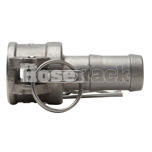 Stainless Steel 1" Female Camlock to Hose Shank (USA)