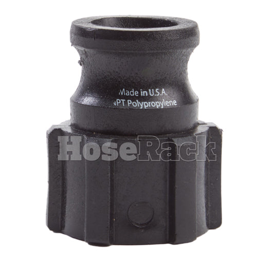 Plastic 3/4" Male Camlock x 3/4" Female NPT (USA)