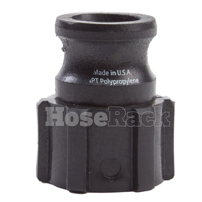 Plastic 3/4" Male Camlock x 3/4" Female NPT (USA)