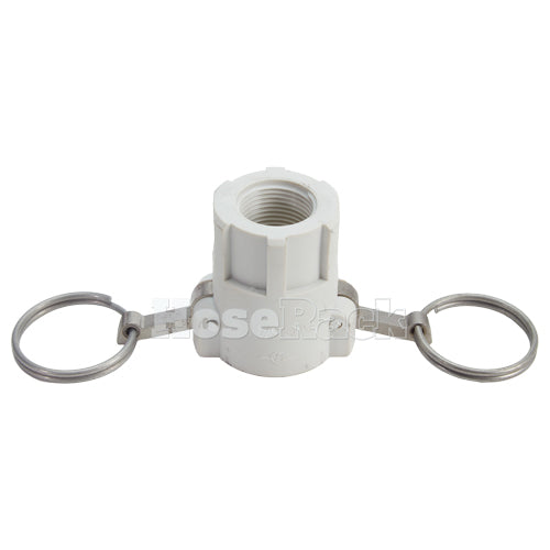 Food Grade Poly 3/4" Female Camlock x 3/4" Female NPT