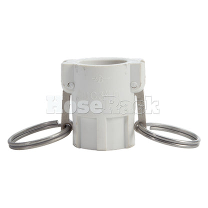 Food Grade Poly 3/4" Female Camlock x 3/4" Female NPT