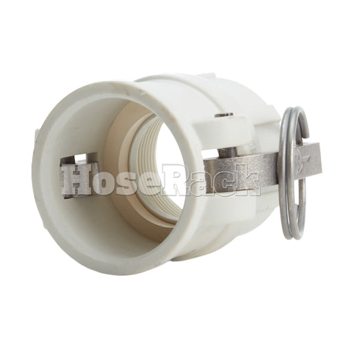 Food Grade Poly 1 1/2" Female Camlock x 1 1/2" Female NPT