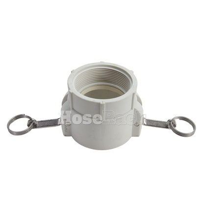 Food Grade Poly 3" Female Camlock x 3" Female NPT