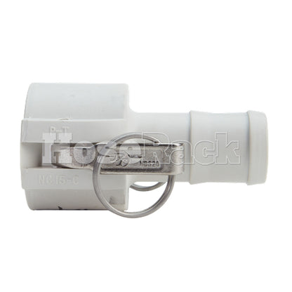 Food Grade Poly 1 1/2" Female Camlock to Hose Shank