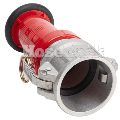 Aluminum 2" Camlock With Red Plastic Nozzle