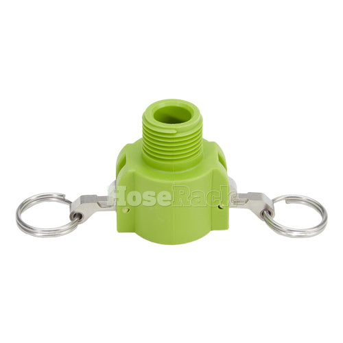 Plastic 3/4" Female Camlock x 3/4" Male GHT (USA)