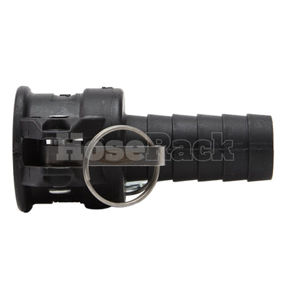 Plastic 1" Female Camlock to Hose Shank