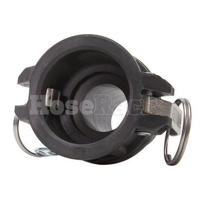 Plastic 1 1/2" Female Camlock to Hose Shank